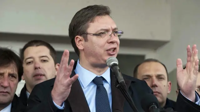 Aleksandar Vucic, presidente da Sérvia