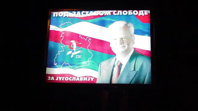 Bilbord pred izbore 2000.