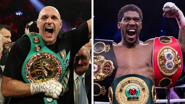 Tyson Fury y Anthony Joshua