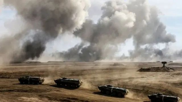 танки на навчанні