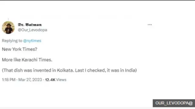 చికెన్ మంచూరియన్ వంటకంపై చర్చ