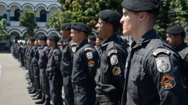 Policiais da Polícia Militar do Estado do Rio de Janeiro