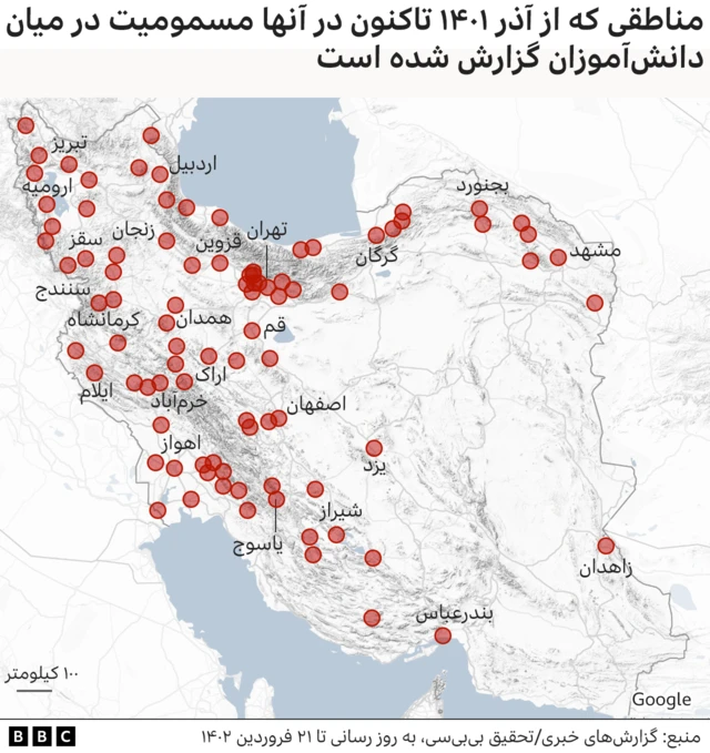 مسمومیت ها در ایران