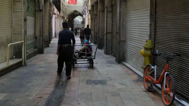 بازار تهران در تعطیلی