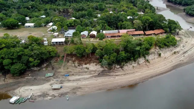 Reservaapostas de 1 realDesenvolvimento Sustentável do Rio Negro vista do alto