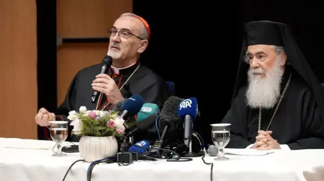 Pizzaballa and Theophilos III