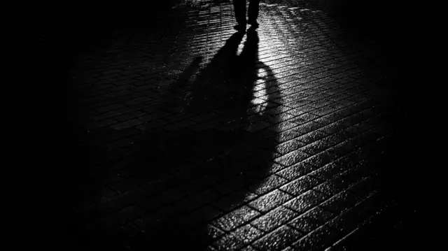 چلتے ہوئے قدم جن کا سایہ بھی پڑ رہا ہے