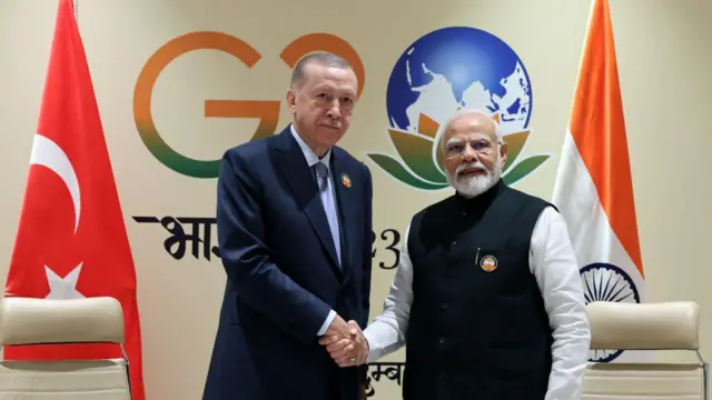 প্রেসিডেন্ট এরদোয়ান এবং প্রধানমন্ত্রী মোদীর মধ্যে বিভিন্ন বিষয়ে ‘সামঞ্জস্য’ রয়েছেন বলে মনে করেন বিশেষজ্ঞরা।
