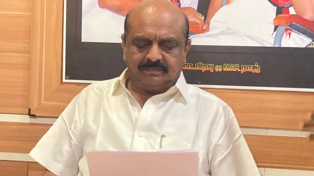 திருப்பூர் தெற்குத் தொகுதியின் தி.மு.க. எம்.எல்.ஏ செல்வராஜ்.