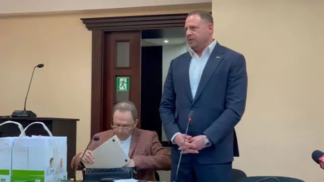 Адвокат Ігор Фомін та його підзахисний Андрій Єрмак, ВАКС, 13 травня