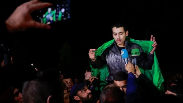  فلسسطینی قیدی کی رہائی