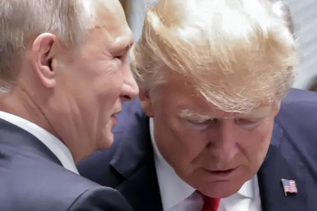Trump e Putin em 2017