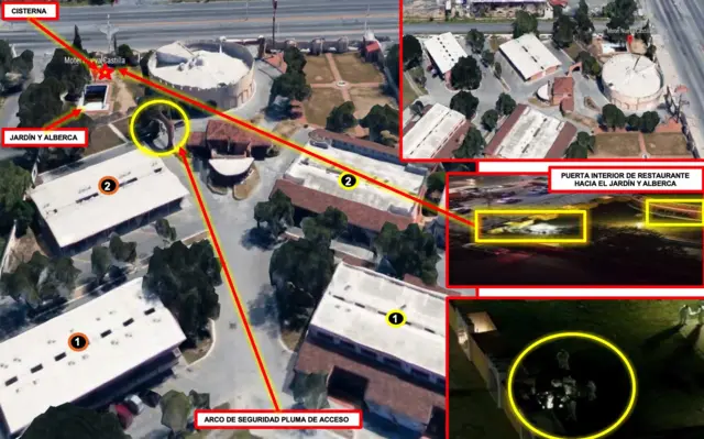 Hotel donde apareció el cuerpo este jueves.