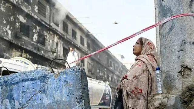 کراچی گل پلازہ آگ