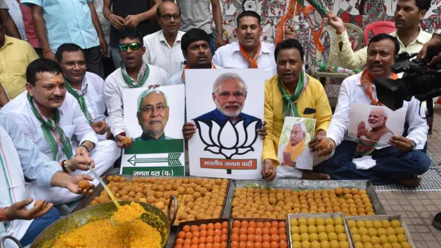 साल 2019 के लोकसभा चुनावों में एनडीए ने बिहार की 40 में 39 लोकसभा सीटें जीती थीं- फ़ाइल फ़ोटो