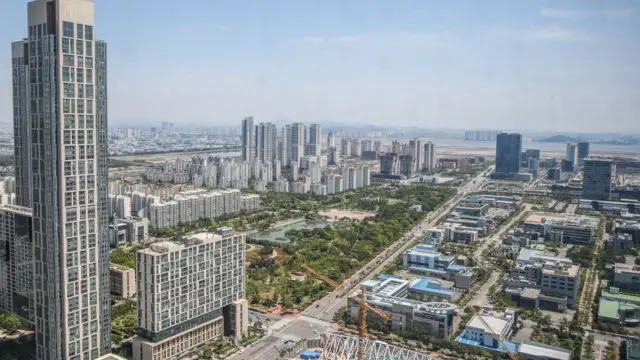 Fase pertama pembangunan Songdo International Business District selesai hanya dalam lima tahun.