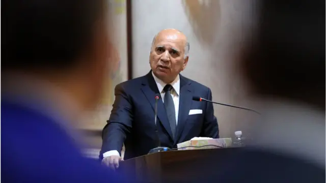 د عراق بهرنیو چارو وزیر فؤاد حسین هیله ښودلې چې د امنیت شورا به له عراقه ترکي ځواکونه کوچېدو ته وهڅوي.