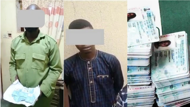 Aworan awọn afurasi meji ati kaadi idibo PVC