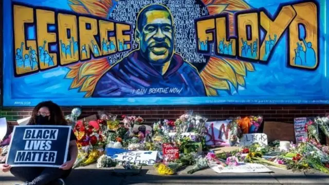 जॉर्ज फ़्लायड को लेकर प्रदर्शन