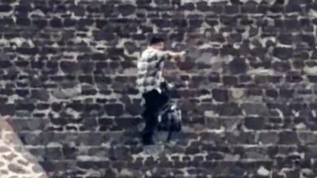 Imagen del sospechoso del tiroteo.