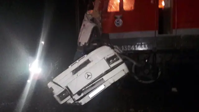 На месте аварии