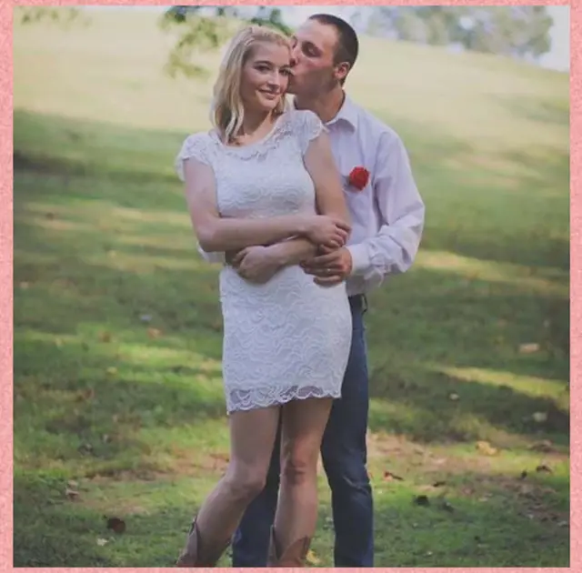 Ashley King con su esposo Chris