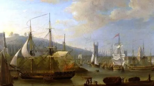 ব্রিস্টল থেকে এরকম জাহাজ বোঝাই করে দাসদের পাঠানো হতো আমেরিকায়