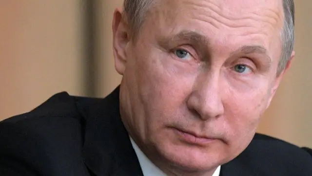 صورة الرئيس الروسي فلاديمير بوتين