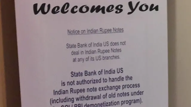 अमरीका में स्टेट बैंक की शाखा