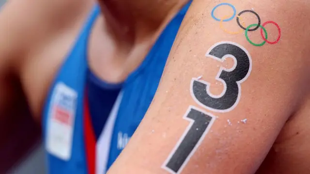 Una atleta en los Juegos Olímpicos de Londres