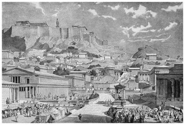 Ilustração de Atenas