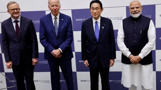 अभी पिछले महीने ही क्वाड नेताओं की बैठक टोक्यो में हुई.