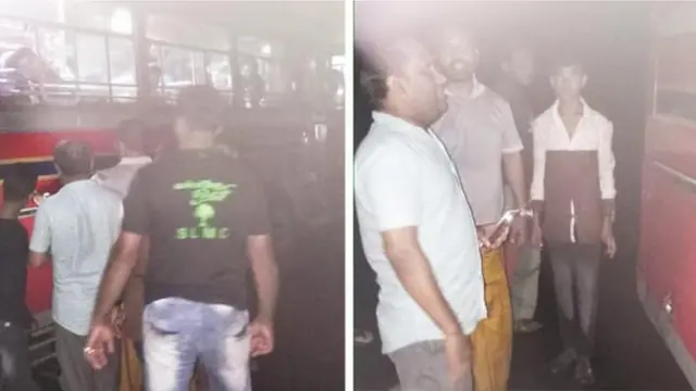 டயர்கள் எரிப்பு