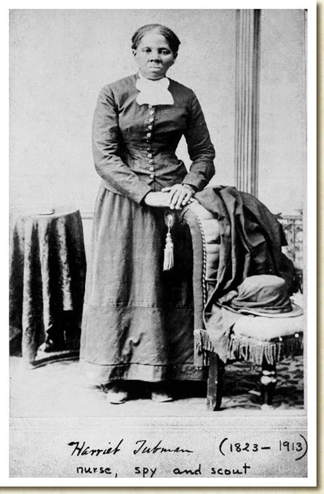Harriet Tubman em uma foto da Biblioteca do Congresso tirada pelo fotógrafo H.B. Lindsley entre 1860 e 1870