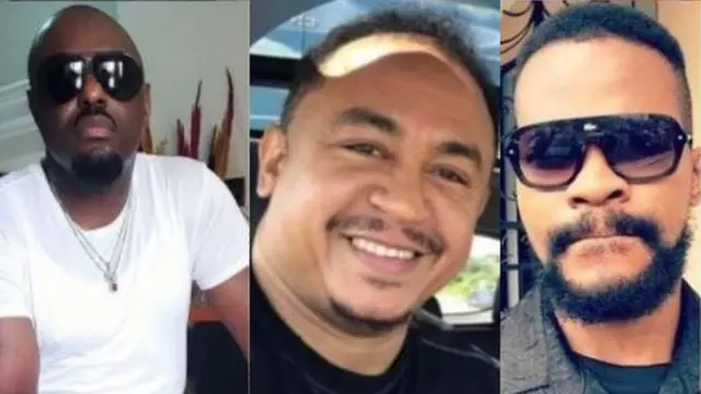 Jim Iyke, Daddy Freeze na Uche Maduagwu