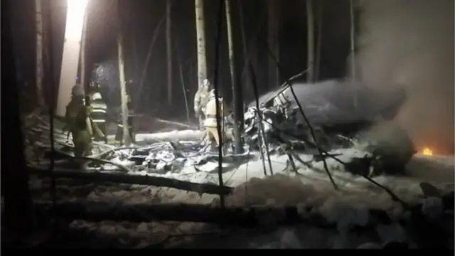 Ан-12 розбився в Іркутську