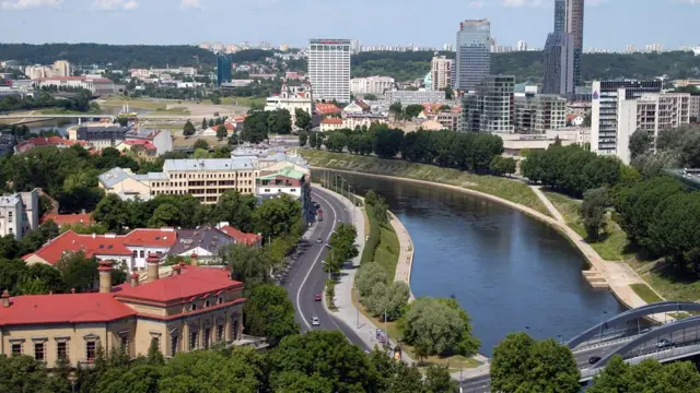 立陶宛首都維爾紐斯鳥瞰