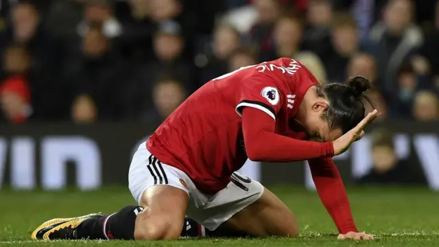 Zlatan Ibrahimovic a inscrit 28 buts en 46 matches avec les Red Devils.