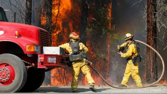 Лісова пожежа у Каліфорнії