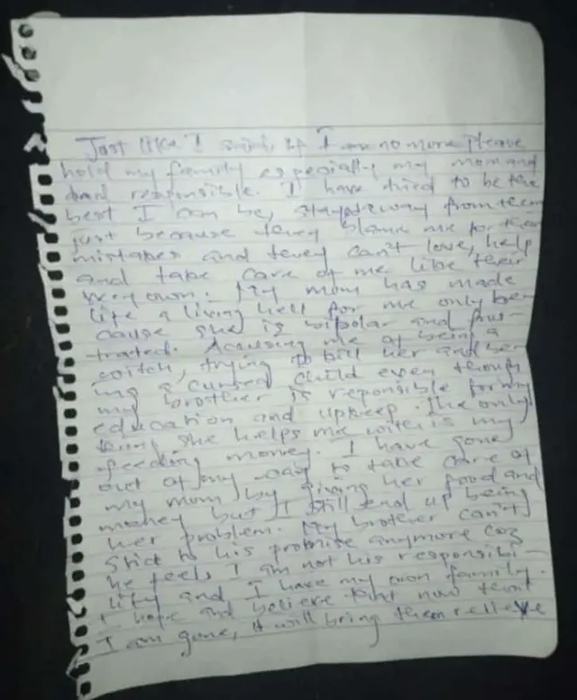 Ozi ikpeazụ Aisha Abdulganiy