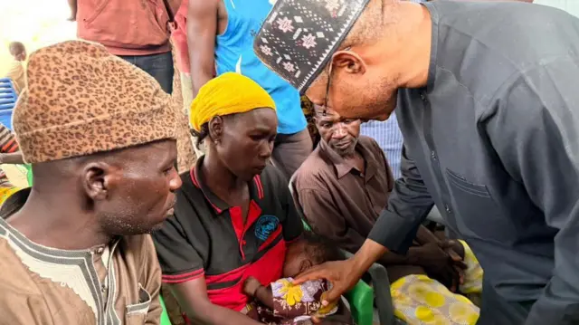 Nke a ne-egosi mgbe Gọvanọ Kaduna steeti bụ Uba Sani gara njem nleta n'ebe a tọọrọ ndị na-aga ụka Kraịst na steeti ahụ.