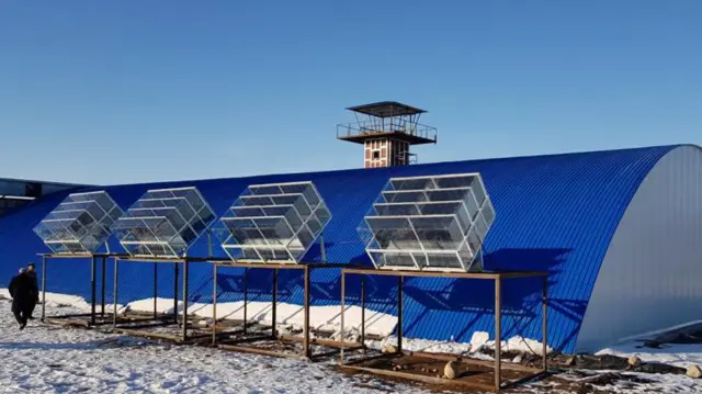 Bishkek Solar компаниясы күн панелдерин сынап жаткан учуру
