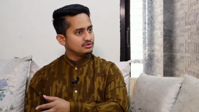 এনসিপির উত্তরাঞ্চলের মুখ্য সংগঠক সারজিস আলম কথা বলেন বিবিসি বাংলার সঙ্গে 