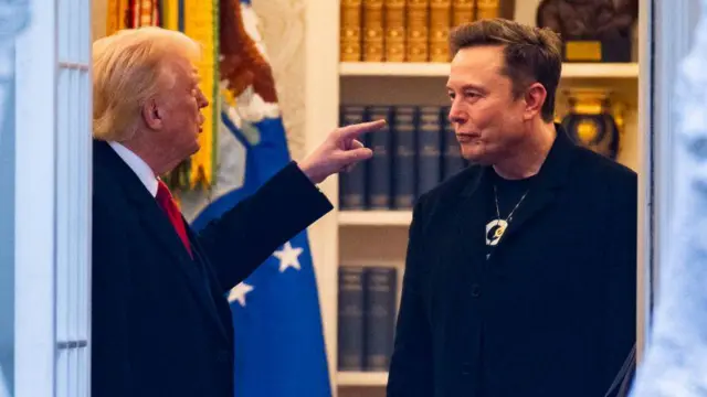 ट्रंप और मस्क 