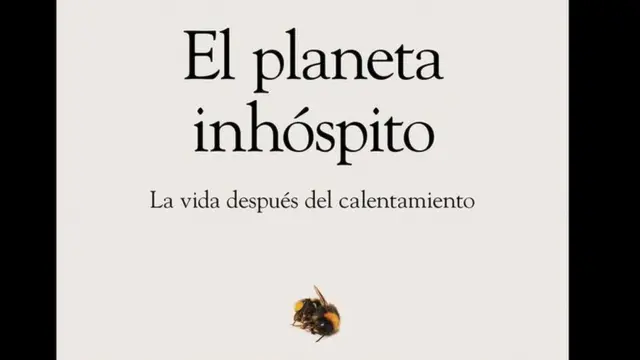 Tapa del libro The Uninhabitable Earth ("El planeta inhóspito").