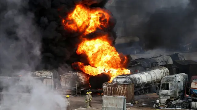 काबुल में हुए एक धमाके की तस्वीर