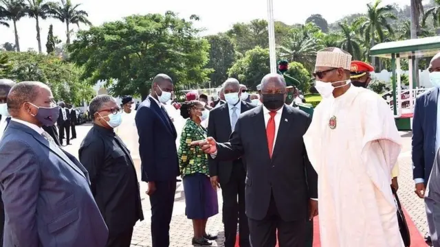 Ramaphosa and Buhari