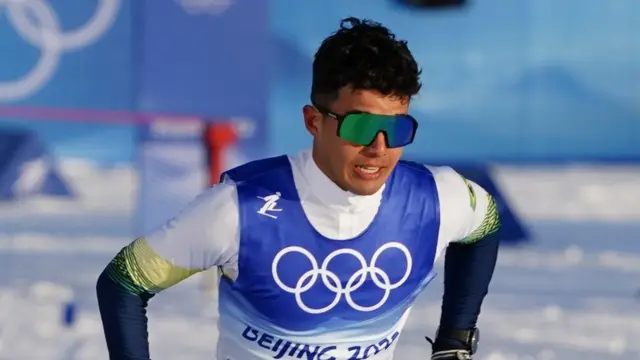 Manex Silva compitiendo en Beijing 2022