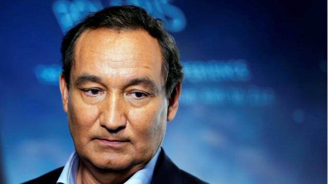 Chief Executive Officer of United Airlines Oscar Munoz introduces a new international business class dubbed United Polaris in New York, U.S. June 2, 2016