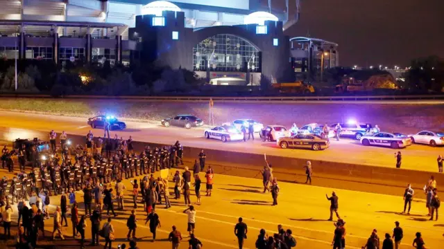 Protesta en Charlotte